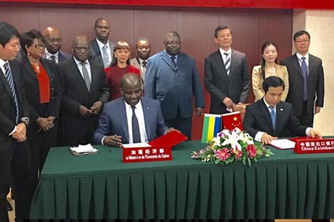 Coopération Gabon-Eximbank of china